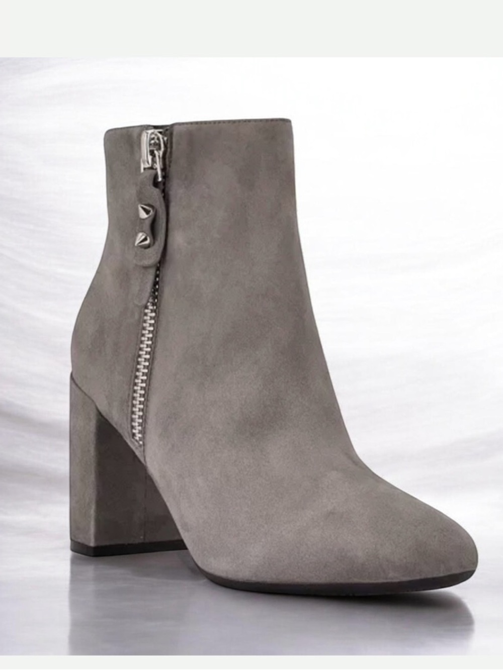 Nine West • Takes 9x9 Dark Gray Suede  • Ankle Booties • Size 7